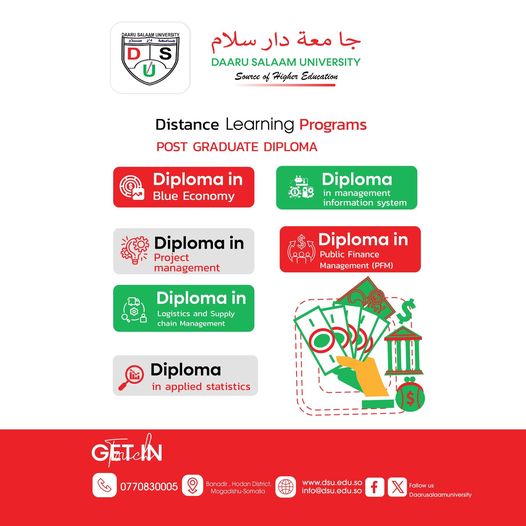 Distance Learning , Postgraduate Diplomas are now Available