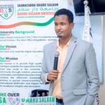 The higher administration of Daru Salaam University held an encouraging and advising meeting for the players of the university who will represent the football games of #ASUCup2025, which is the competition of the universities of Somalia in Banadir region.