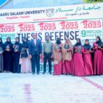 Thesis book defence of the students of class of 2025 was officially held. This important event took place in the central center of the university with the presence of the university administrators, teachers guiding, defense board, and other guests.