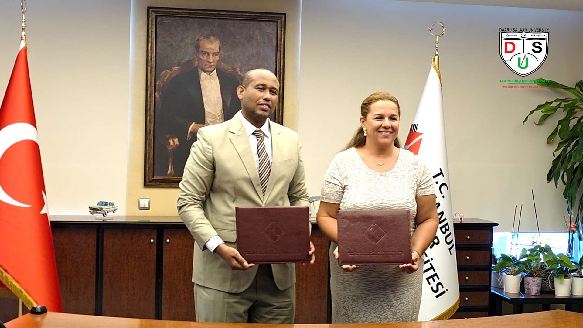 Daaru Salaam University is pleased to announce the signing of a Memorandum of Understanding (MoU) with Istanbul Kültür University