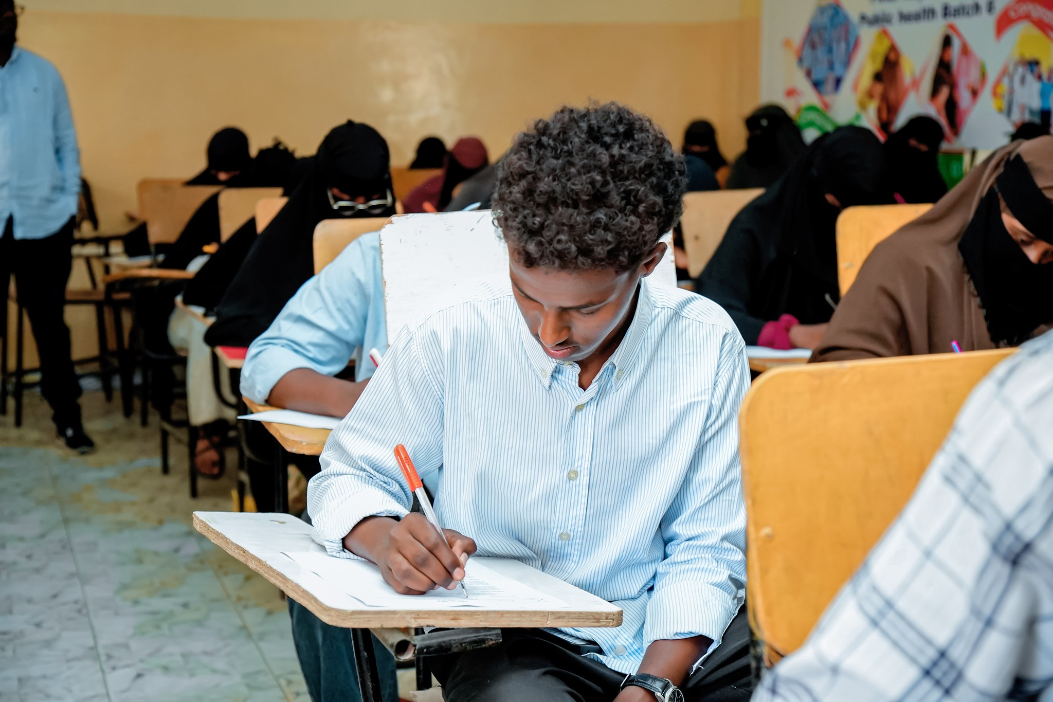 The new students of the year 2025-2026 have officially started their first step of education in the university, sitting for the acceptance exam at #DaaruSalaamUniversity. The exam is to evaluate the level of knowledge of the students and their preparation, to ensure that they qualify for university attendance. The administration of the university thanked the students and parents for their efforts and wished them success and future development.